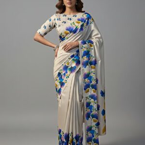 Tusser silk saree