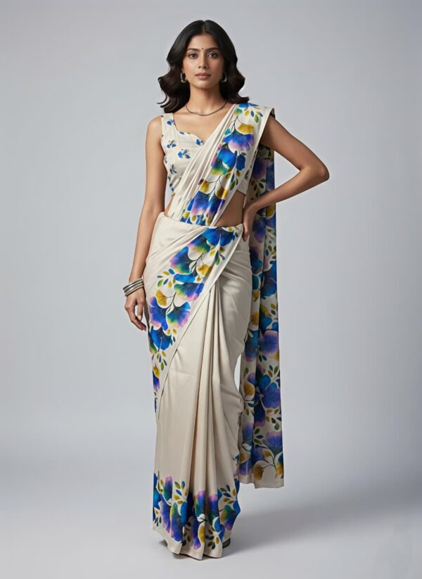 Tusser silk saree
