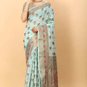 moonga cotton saree