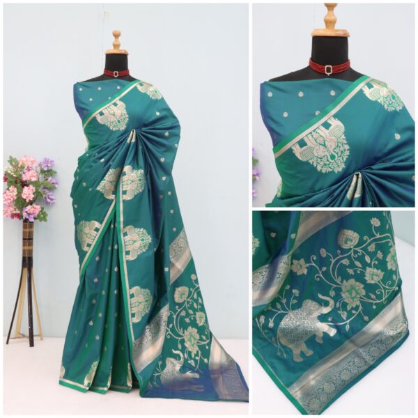 pure silk & Banarasi saree