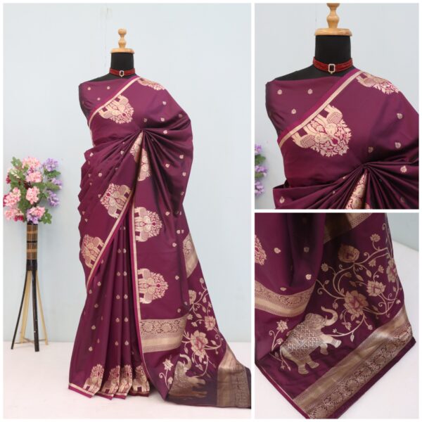 pure silk & Banarasi saree