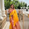 soft Banarasi Saree with Zari