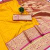 soft Banarasi sari with zari
